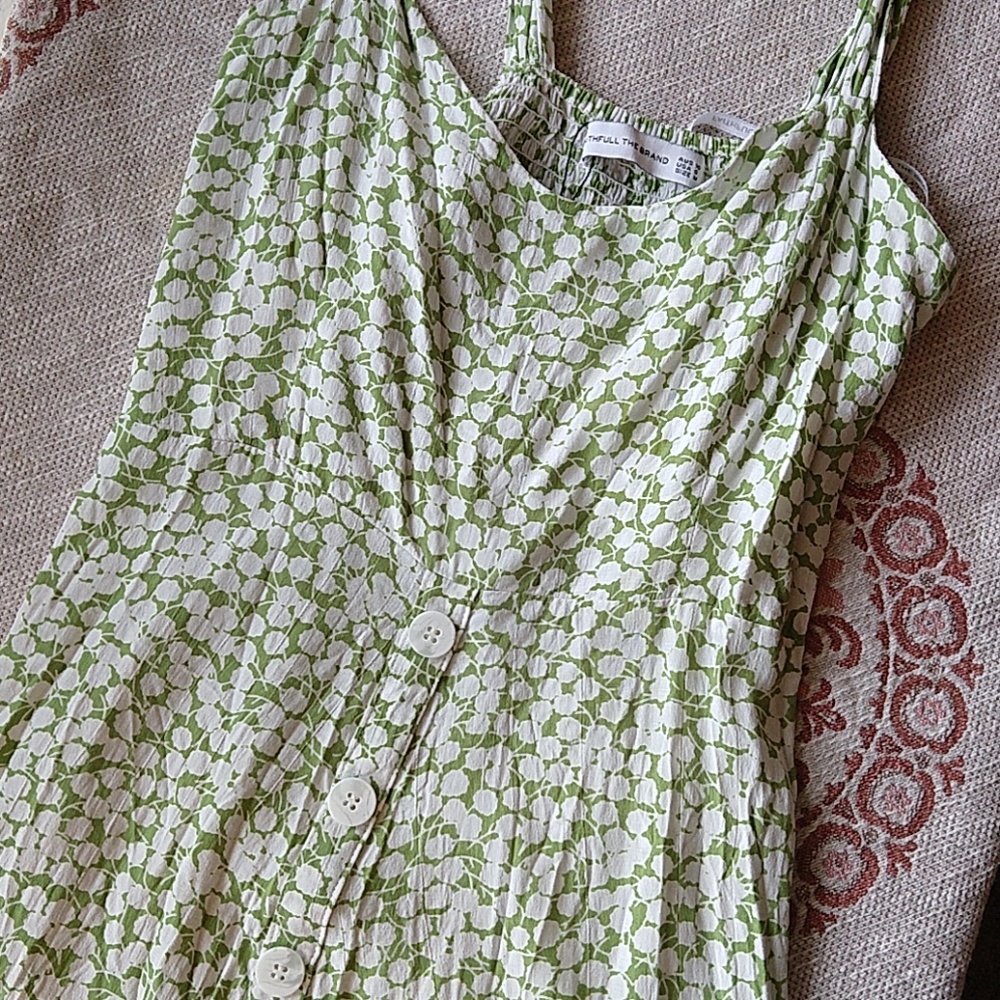 Faithfull the Brand BELLA FLORAL PRINT - AVOCADO G